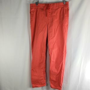 Old Navy NWOT Orange Elastic Draw String Casual Pants w/Pockets Size 8